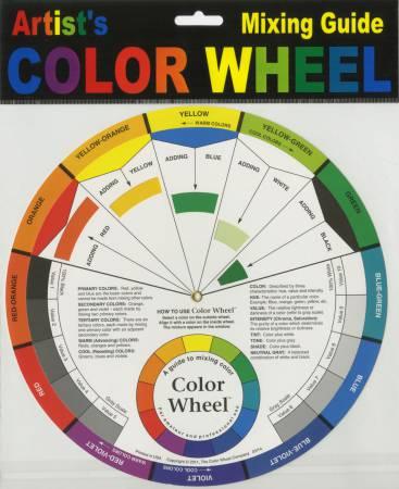 Artist's Mixing Guide Color Wheel - Nebraska Quilt Company - N05306