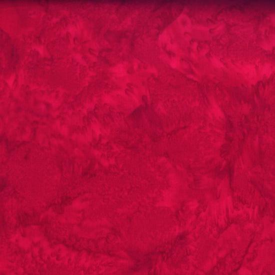 Bali Watercolors Cardinal - 1895 - 292 - Hoffman Fabrics - Nebraska Quilt Company - F12870