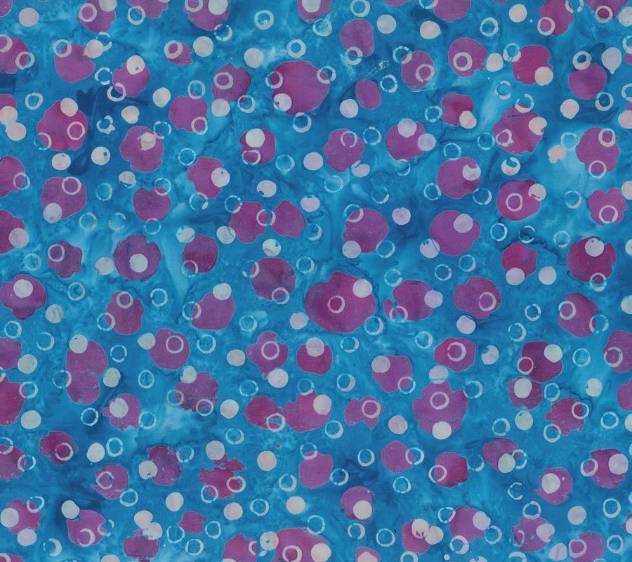 Banyan Dot Necessities II Turquiose/Pink - 80753 - 62 - Banyan Batiks - Nebraska Quilt Company - F01837