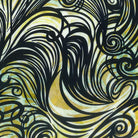 Banyan Swirls BleachedOverprint Sunshine - 80756 - 51 - Banyan Batiks - Nebraska Quilt Company - F03172