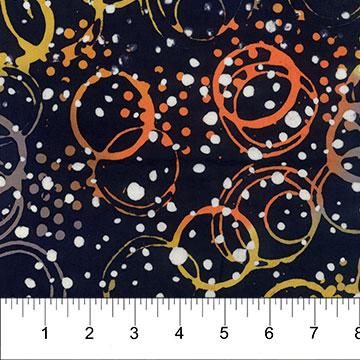 Banyan Tablescape Midnight Circles - 83054 - 49 - Banyan Batiks - Nebraska Quilt Company - F07815