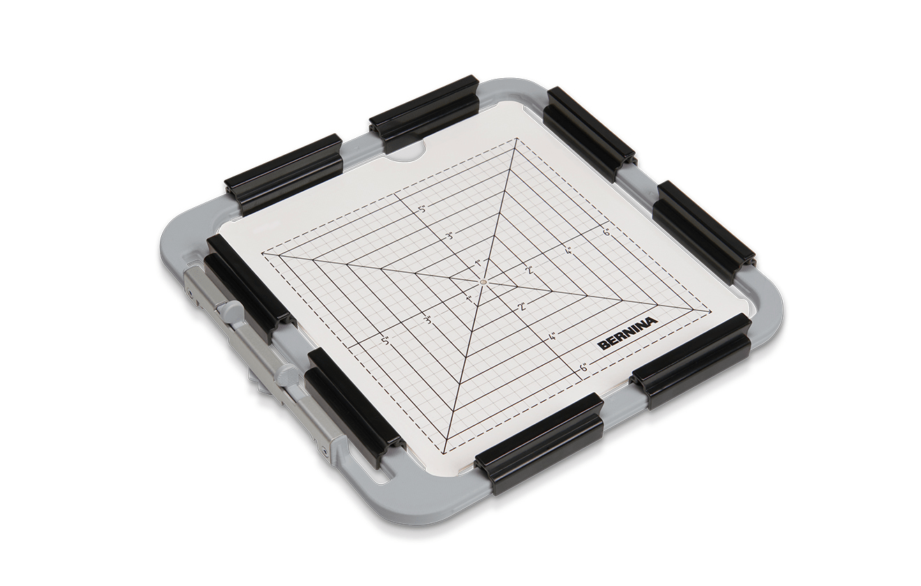 Bernina Small Clamp Square Embroidery Hoop 6.5" x 6.5" - Nebraska Quilt Company - A107410.70.00