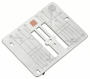 Bernina Stitch Plate CutWork/Straight Orange - Nebraska Quilt Company - A033339.71.07