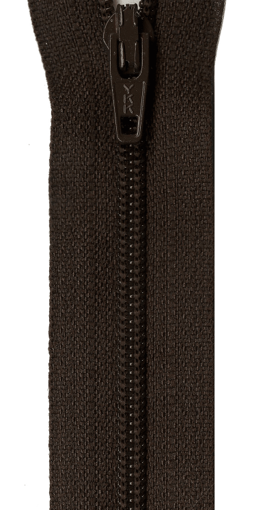 Black Walnut 14" Zipper - Nebraska Quilt Company - N14650