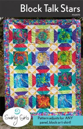 Block Talk Stars Pattern - Nebraska Quilt Company - PUB05785