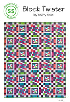 Block Twister Pattern - Nebraska Quilt Company - PUB03685