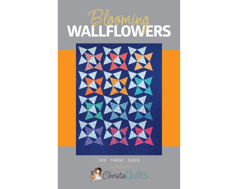Blooming Wallflowers Quilt Pattern - Nebraska Quilt Company - PUB08194