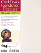 Carol Doak's Foundation Paper - Nebraska Quilt Company - N03431