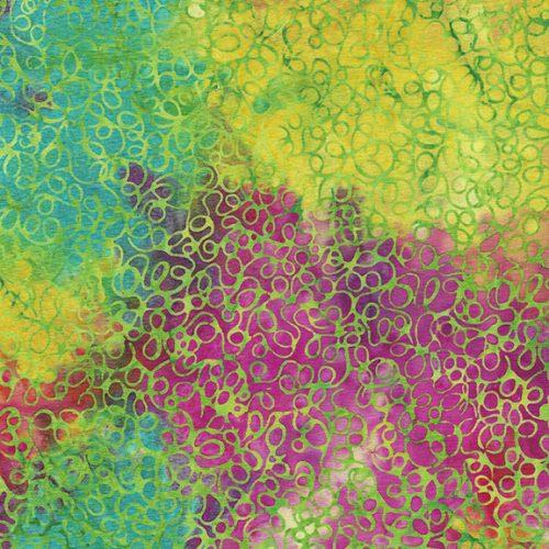 Celebrate Thread Swirls Jellybean Multi - 122268823 - Island Batik - Nebraska Quilt Company - F04713