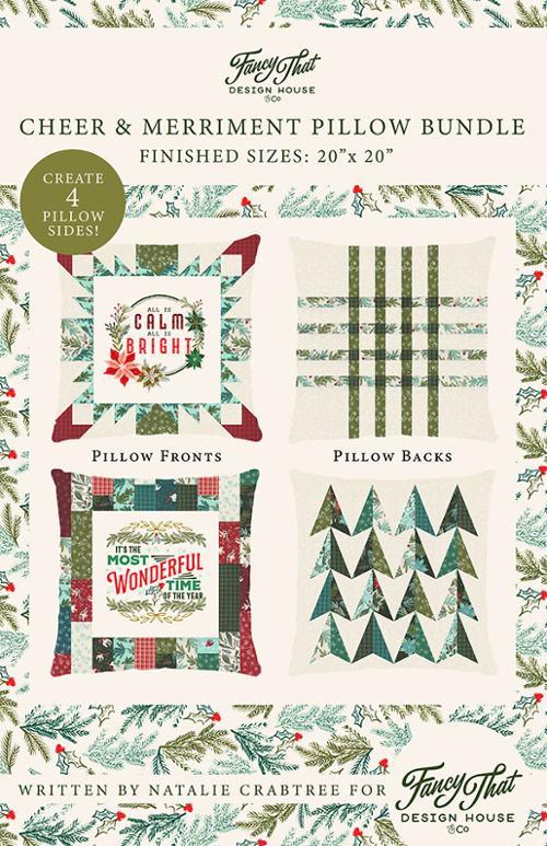 Cheer & Merriment Pillow Bundle Pattern - Nebraska Quilt Company - PUB00171
