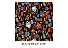 Chillin & Grillin Licensed To Grill Black - 14355 - 12 - Benartex - Nebraska Quilt Company - F07744