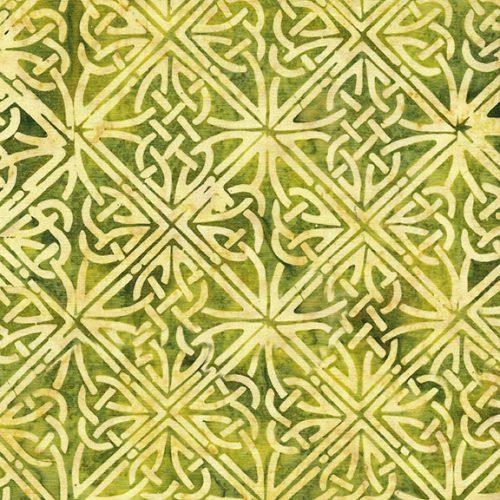 Citron Breeze Large Square Green Lemongrass - 112306630 - Island Batik - Nebraska Quilt Company - F06461