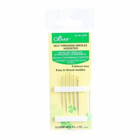 Clover Self / Easy Threading Needles 5ct - Nebraska Quilt Company - N05778