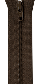 Coffee Bean 14" Zipper - Nebraska Quilt Company - N14648
