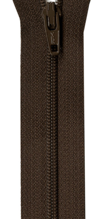 Coffee Bean 14" Zipper - Nebraska Quilt Company - N14648