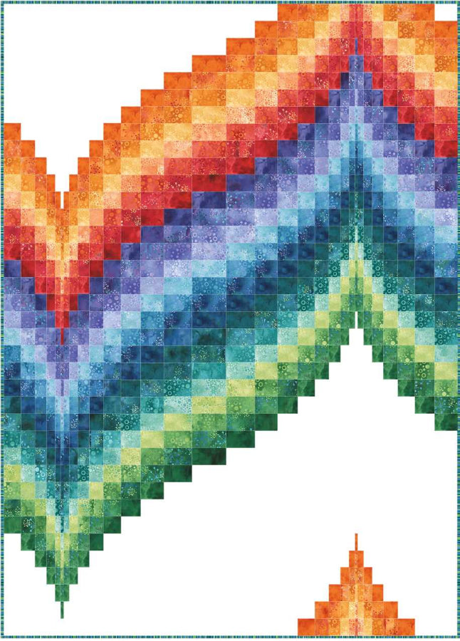 Cosmic Waves Pattern - Nebraska Quilt Company - PUB06627