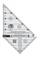 Creative Grids Multi Size Triangle 45 and 90 Degree Ruler - Nebraska Quilt Company - N03075