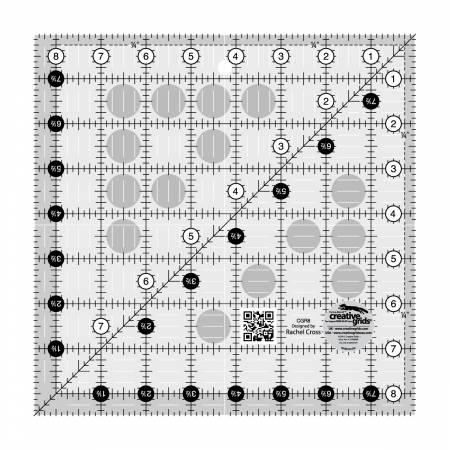 Creative Grids Ruler 8 - 1/2 in X 8 - 1/2in - Nebraska Quilt Company - N15611
