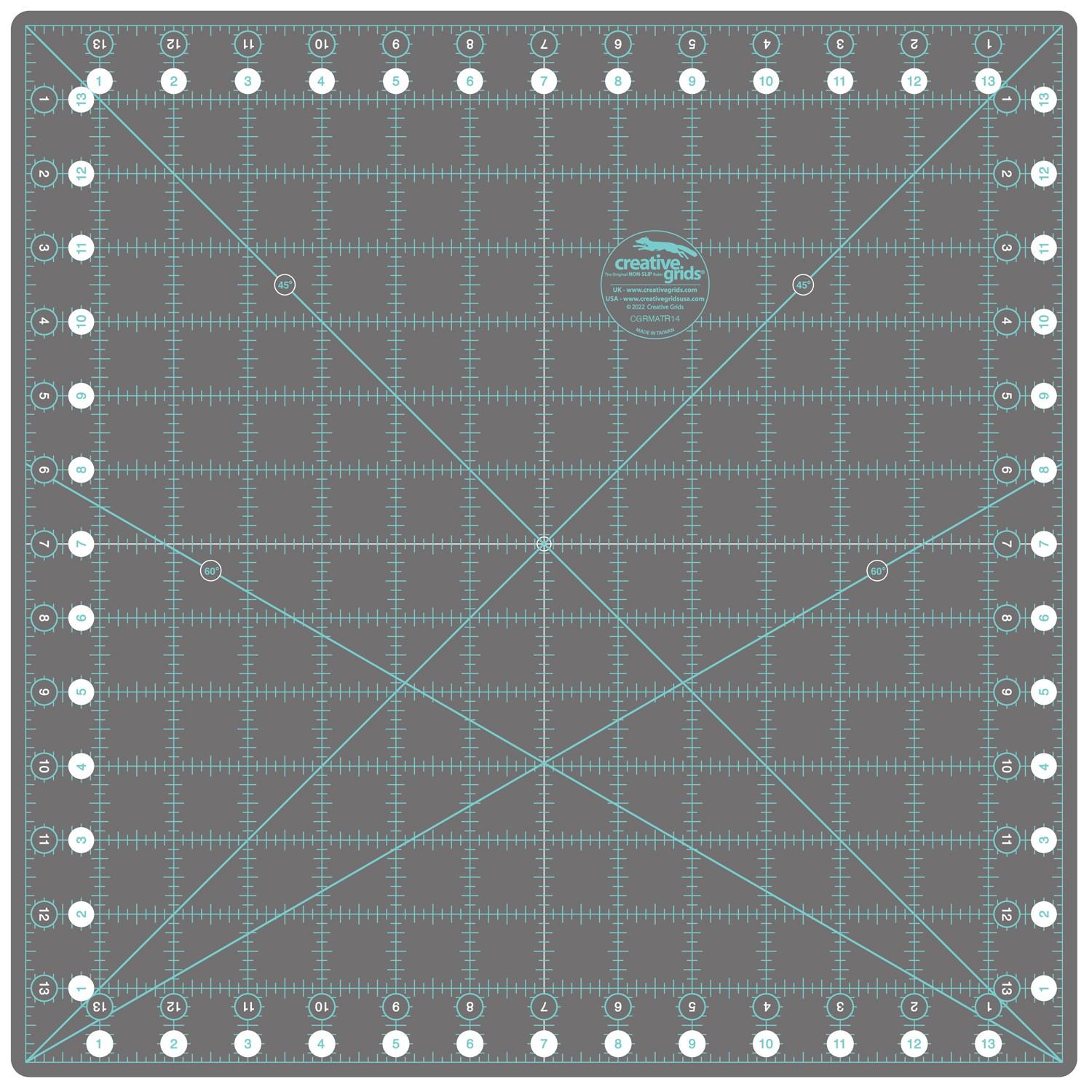 Creative Grids Self - Healing Rotating Cutting Mat 14" x 14" - Nebraska Quilt Company - N02375