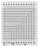 Creative Grids Stripology Squared Quilt Ruler - Nebraska Quilt Company - Creative Grids Stripology Squared Quilt Ruler