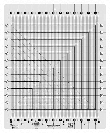 Creative Grids Stripology Squared Quilt Ruler - Nebraska Quilt Company - Creative Grids Stripology Squared Quilt Ruler