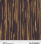 Desert Blooms Black & Gold Stripes - DBLO 5218 DST - P & B Textiles - Nebraska Quilt Company - F06429