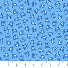 Feelin' Frosty Tossed Skates Blue - F10304 - 43 - Patrick Lose Fabrics - Nebraska Quilt Company - F04915