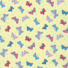 Flowerhouse All a Flutter Yellow Butterflies - FLHD - 21648 - 5 - Robert Kaufman - Nebraska Quilt Company - F05395