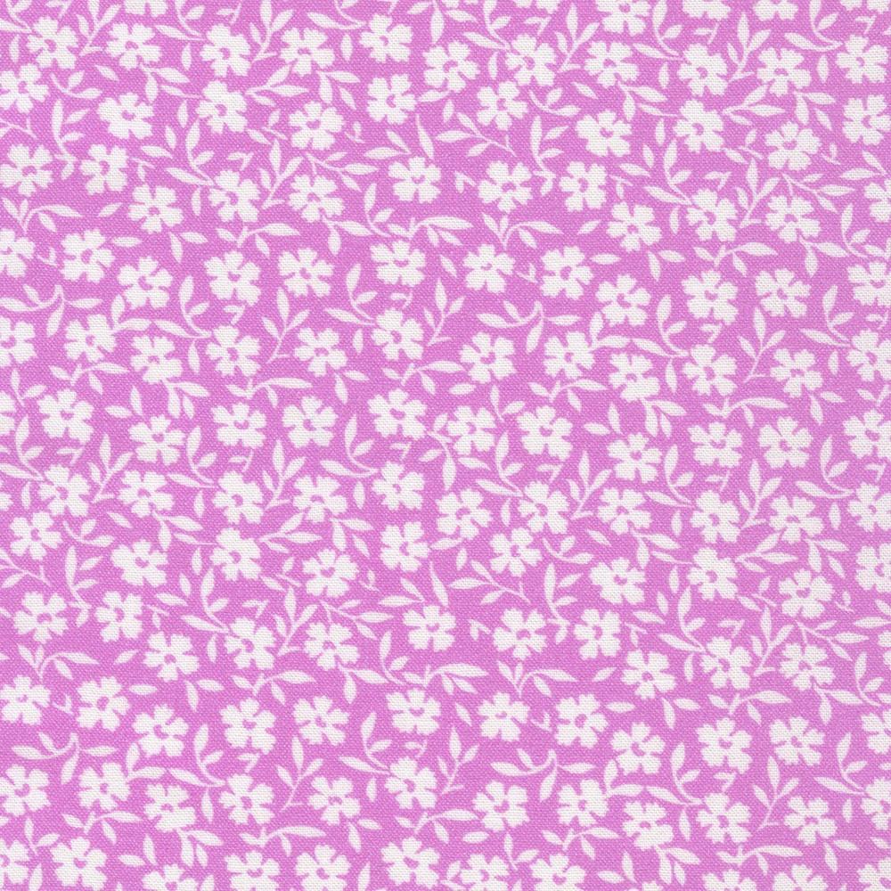 Flowerhouse: At the Cottage Simple Flowers Pansy - FLHD - 22078 - 220 - Robert Kaufman - Nebraska Quilt Company - F06355
