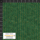Frosty Snow Writing Green/Gold - S - FROSTYSNOW - 4590 - 804 - Stof Fabrics - Nebraska Quilt Company - F05301