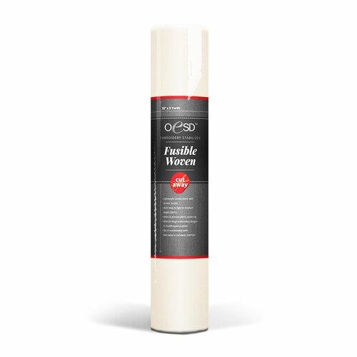 Fusible Woven CutAway White 15" x 5 yds - Nebraska Quilt Company - N01367