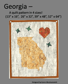 Georgia Quilt Pattern - Nebraska Quilt Company - PUB07911