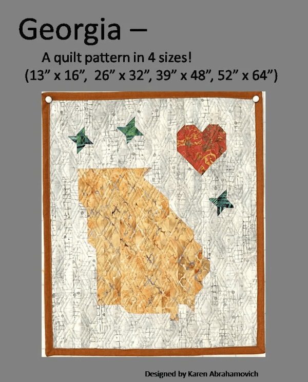 Georgia Quilt Pattern - Nebraska Quilt Company - PUB07911