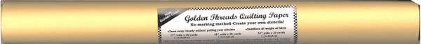 Golden Threads Quilt Paper18" x 20 Yards - Nebraska Quilt Company - N13895
