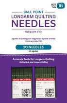 Handi Quilter Ball Point (FG) Size 16 Needles - 20 Count - Nebraska Quilt Company - AQM00244-2