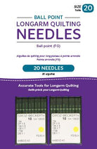 Handi Quilter Ball Point (FG) Size 20 Needles - 20 Count - Nebraska Quilt Company - AQM0027-2