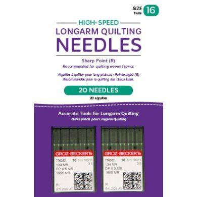 Handi Quilter High - Speed Size 16 Sharp Point (R) Needles - 20 Count - Nebraska Quilt Company - Handi Quilter High - Speed Size 16 Sharp Point (R) Needles - 20 Count