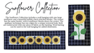 Hoopsisters Sunflower Collection USB - Nebraska Quilt Company - PUB03519