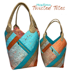 HoopSisters Twisted Tote USB Quilt - In - The - Hoop Pattern - Nebraska Quilt Company - PUB03776