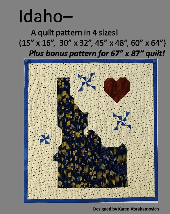 Idaho Quilt Pattern - Nebraska Quilt Company - PUB07913