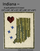 Indiana Quilt Pattern - Nebraska Quilt Company - PUB07915