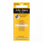 John James Gold'n Glide Applique Needles Size 11 10 Count - Nebraska Quilt Company - N02390