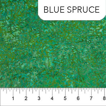 Ketan Batik Mixer Blue Spruce - 81000 - 732 - Banyan Batiks - Nebraska Quilt Company - F86320