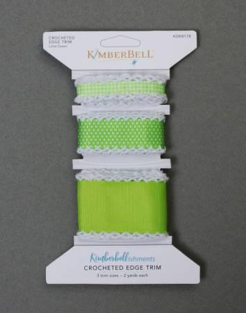 Kimberbell Crocheted Edge Trim Lime Green - Nebraska Quilt Company - N15340