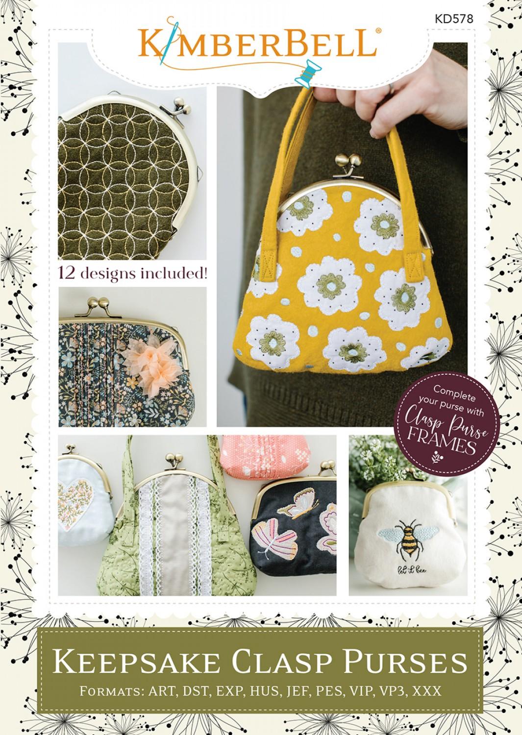 Kimberbell Keepsake Clasp Purses - Nebraska Quilt Company - PUB19509