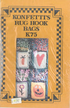 Konfetti's Rug Hook Bags Pattern - Nebraska Quilt Company - PUB20772