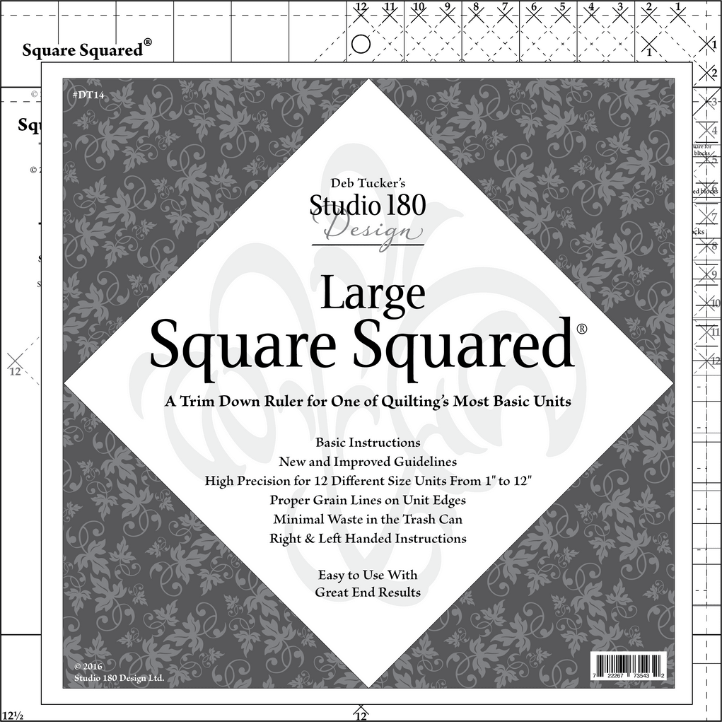 Large Square Squared Ruler - Nebraska Quilt Company - Large Square Squared Ruler