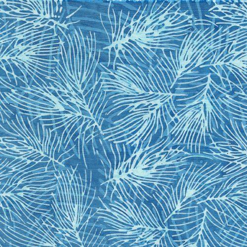 Let It Snow Pineneedle Blue Harbor - 122218555 - Island Batik - Nebraska Quilt Company - F04674