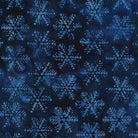 Let It Snow Snowflake Blue Ocean - 122214580 - Island Batik - Nebraska Quilt Company - F04681
