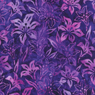 Lily Bella Large Floral Purple - AMD - 22340 - 6 - Robert Kaufman - Nebraska Quilt Company - F08780